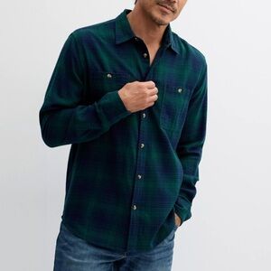 Sonoma Goods for Life Plaid Long Sleeve Flannel Button Down Shirt